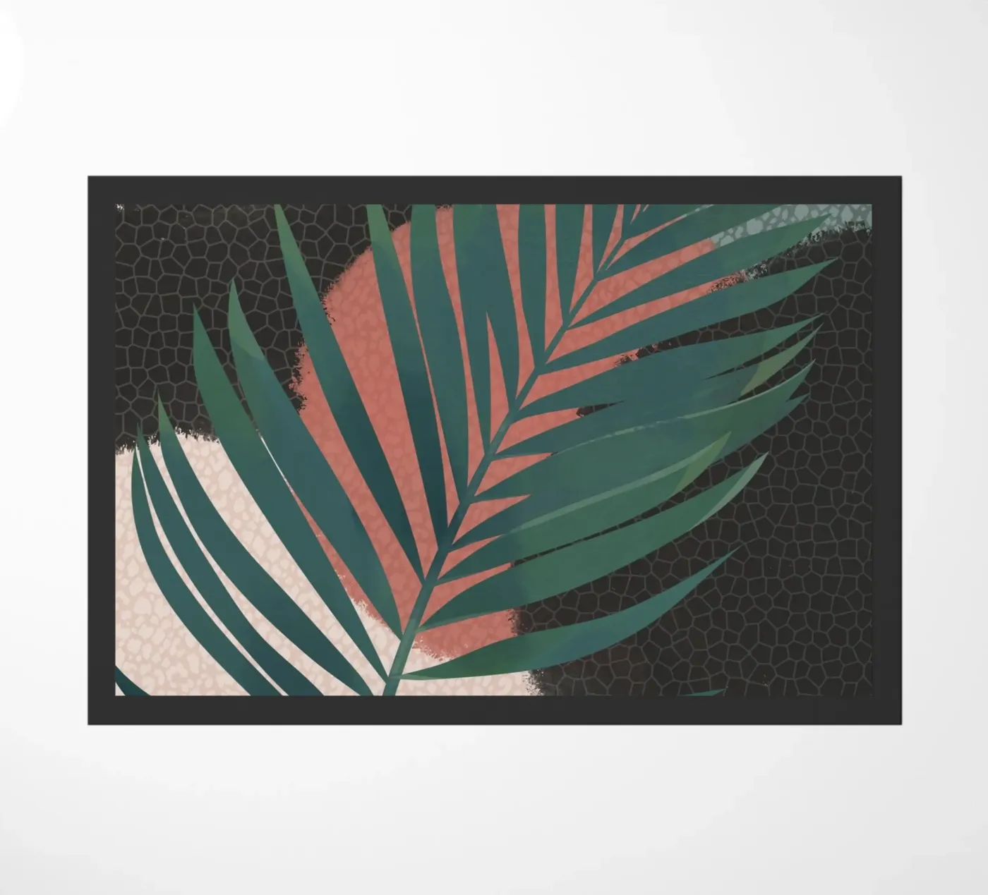 Palm leaf 1 doormat by Little Dean