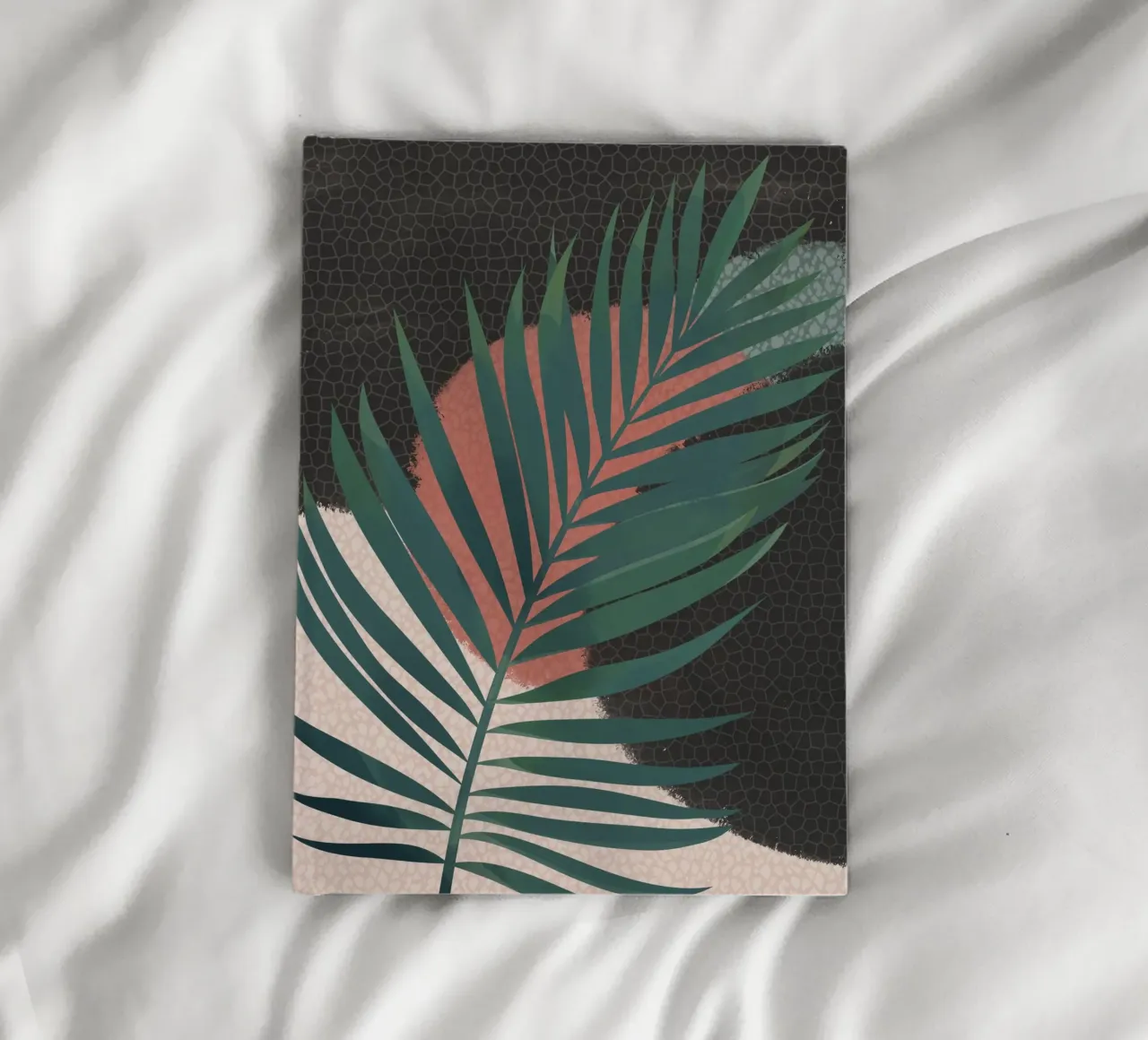 Palm leaf 1 notebook by Little Dean