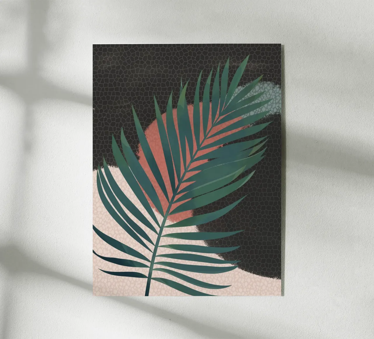 Palm leaf 1 acryl van Little Dean