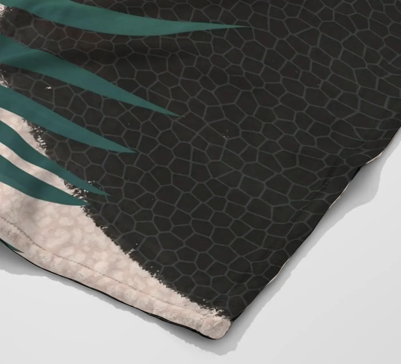 Palmblad 1 fleecedeken van Little Dean