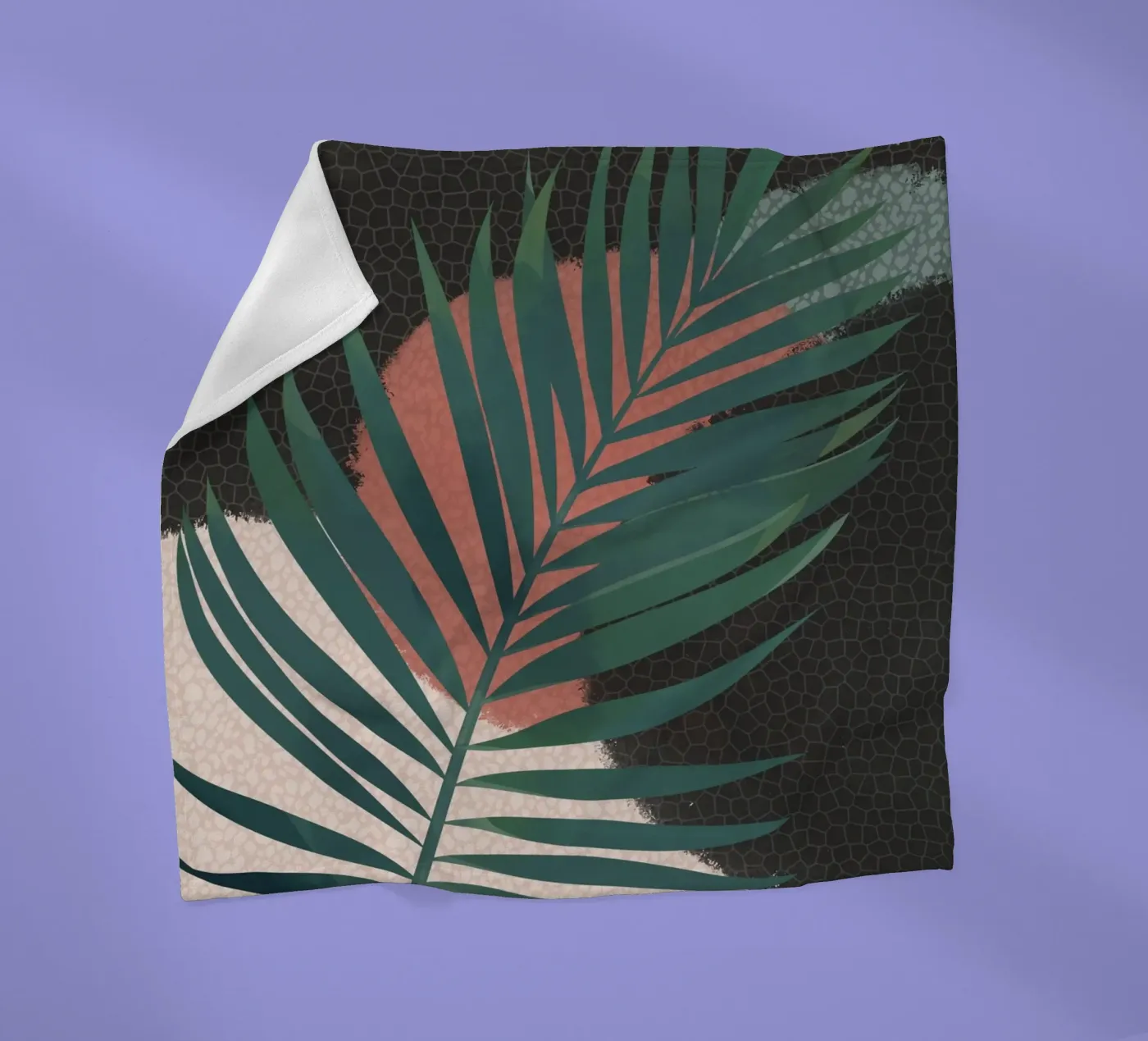 Palmblad 1 fleecedeken van Little Dean