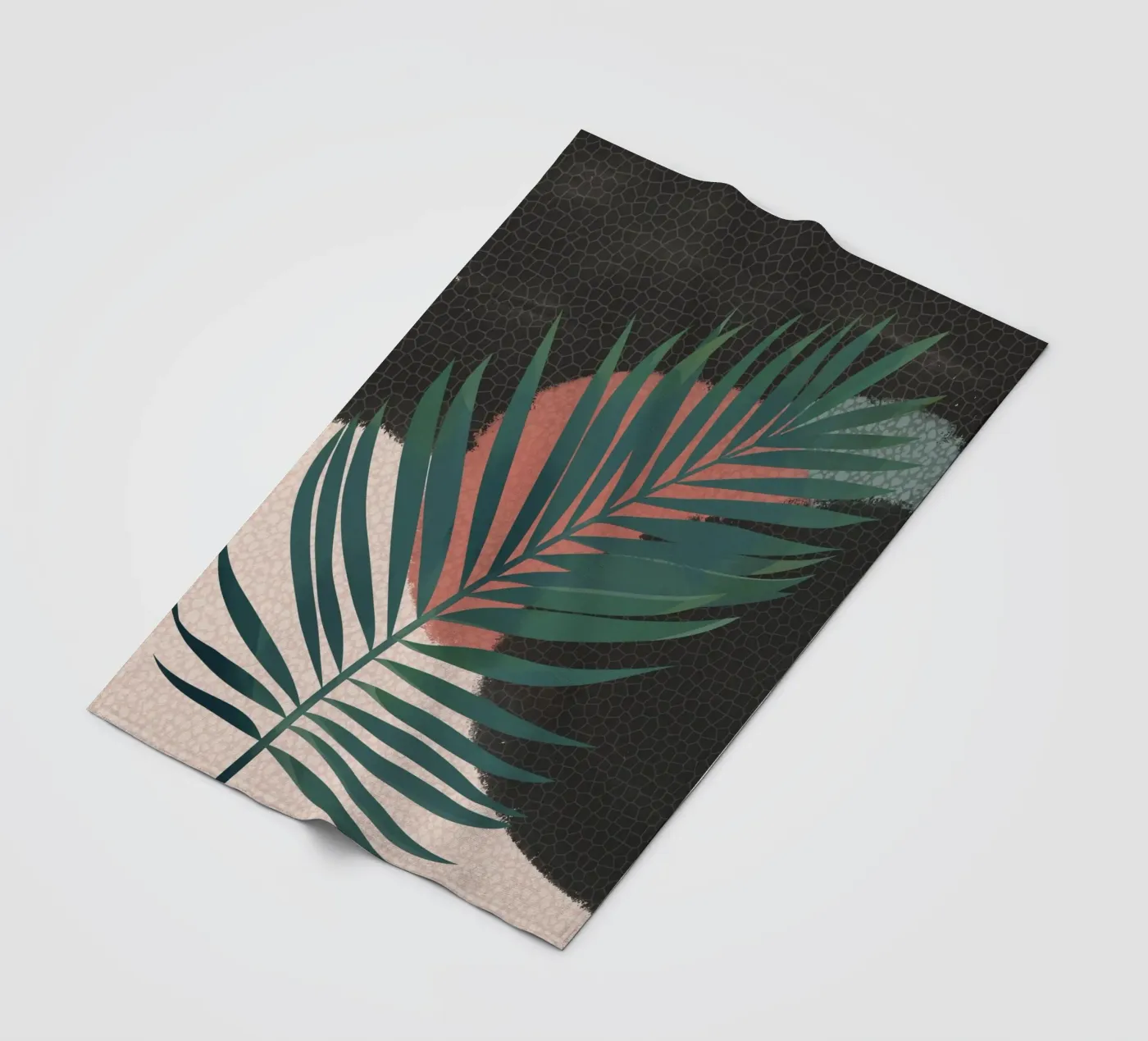 Palmblad 1 fleecedeken van Little Dean