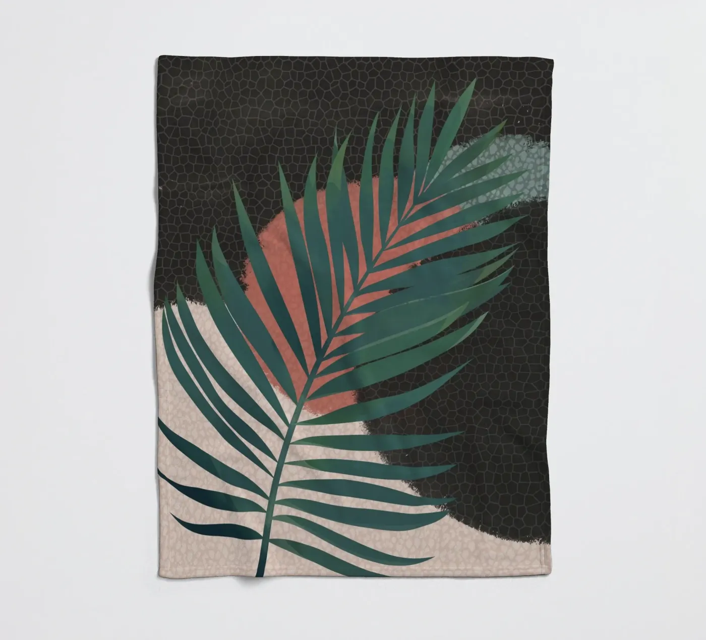 Palmblad 1 fleecedeken van Little Dean