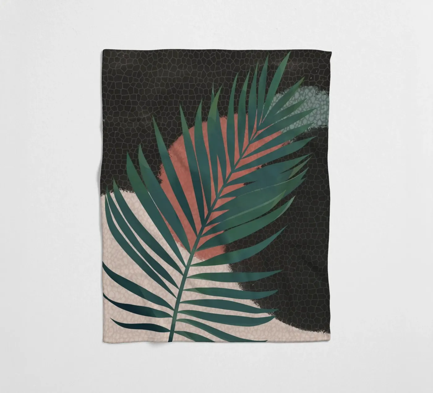 Palmblad 1 fleecedeken van Little Dean