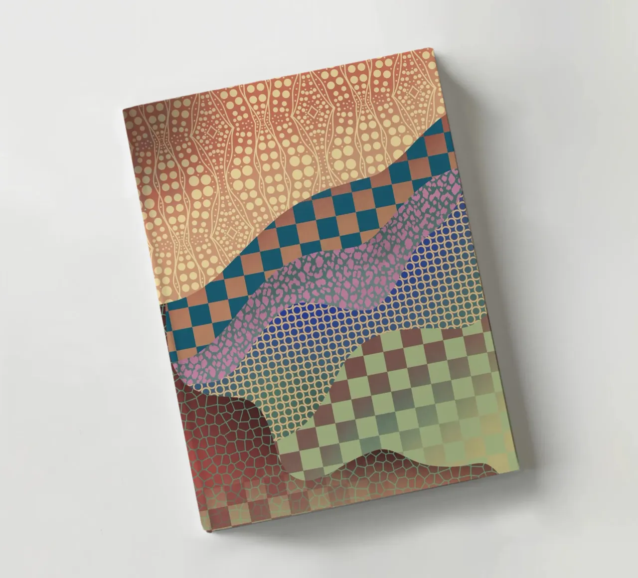 Patterned organic notebook by Little Dean