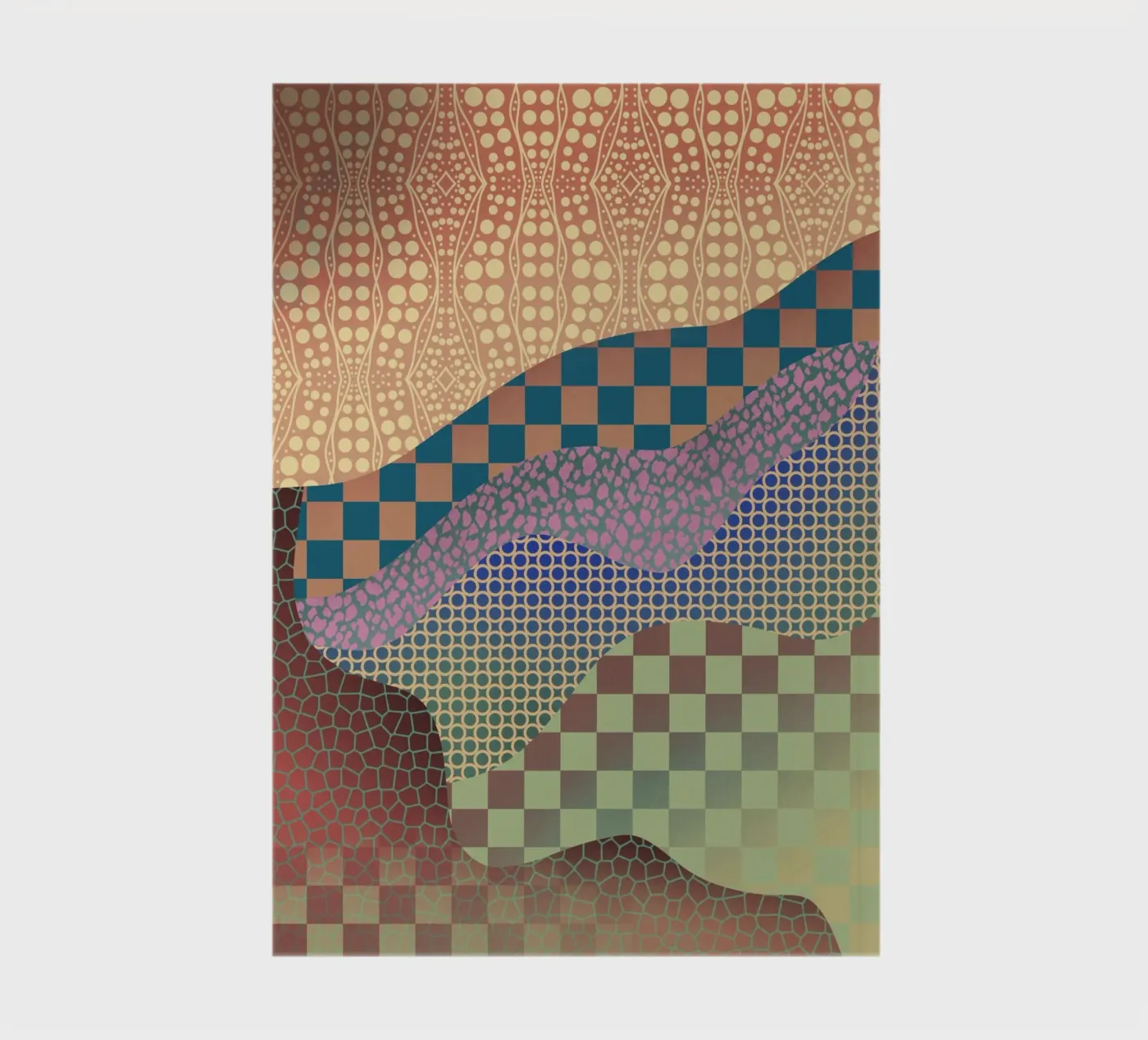 Patterned organic notebook by Little Dean