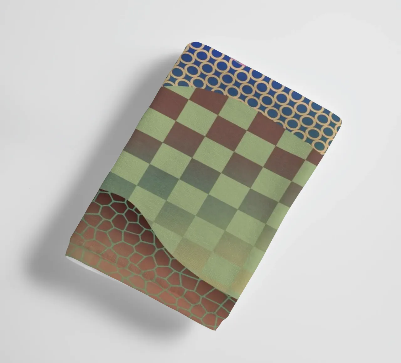 Patterned organic towel by Little Dean