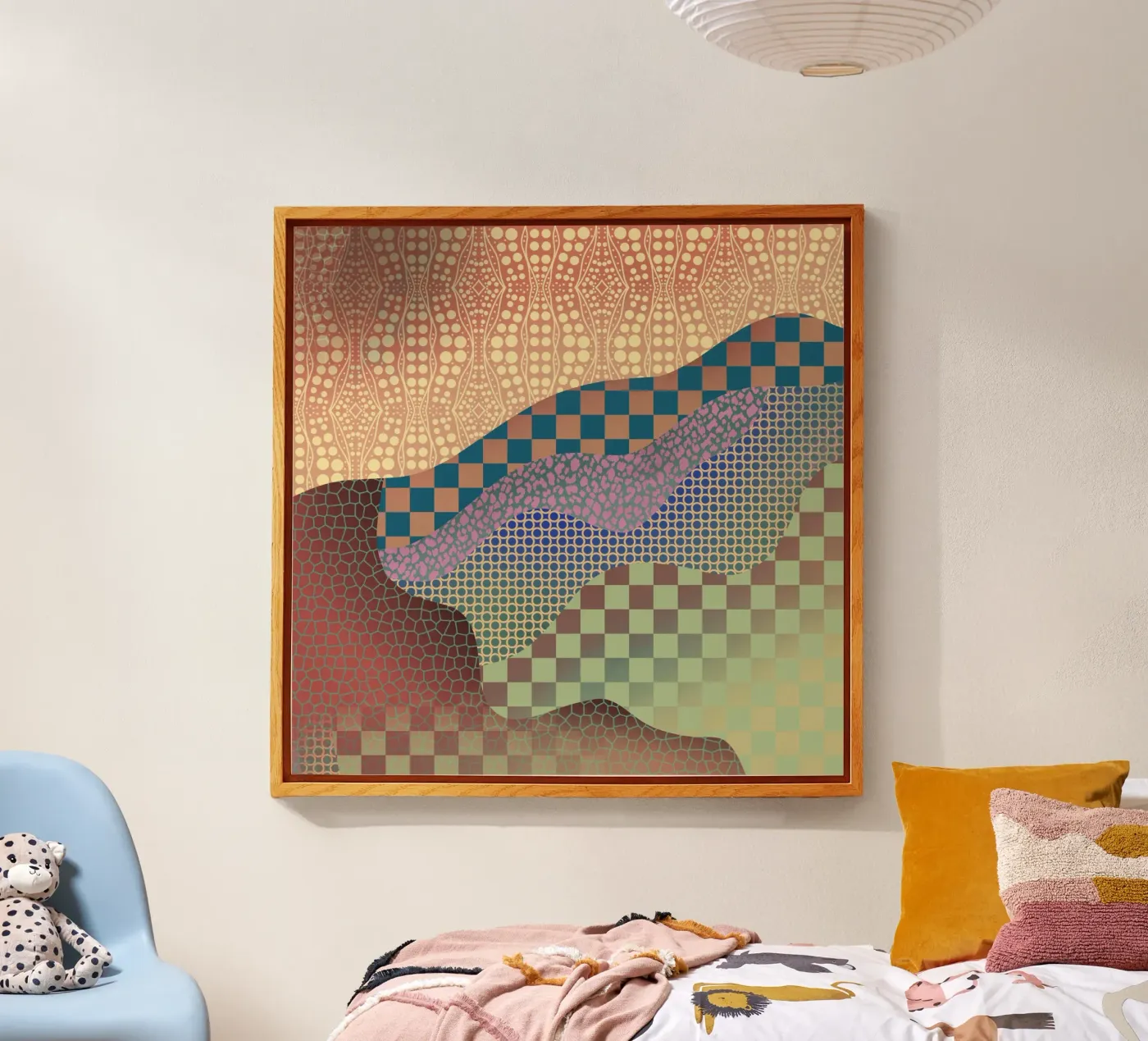 Patterned organic acrylic glass by Little Dean