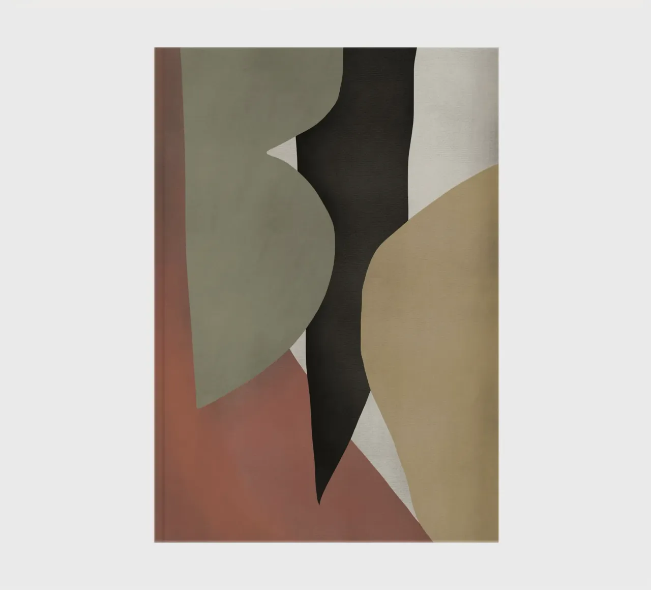 Paper cut surfaces 02 notebook by Little Dean