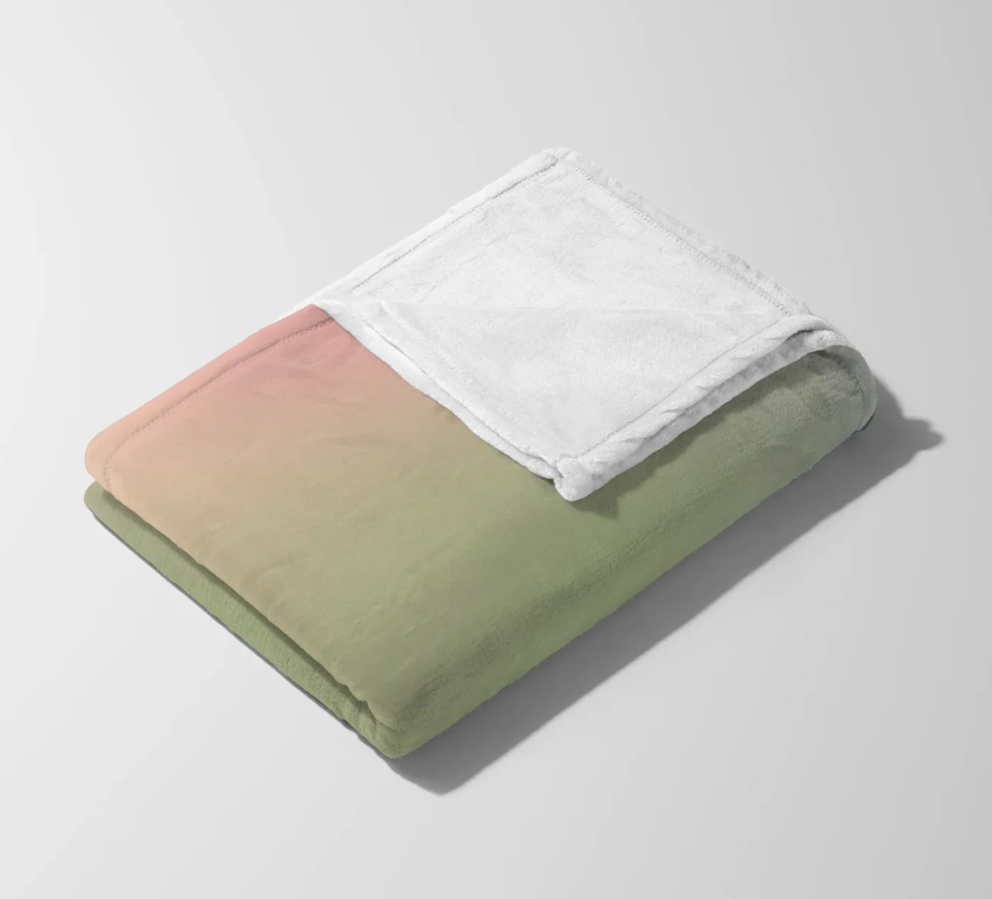 Gradient fleece blanket by Little Dean