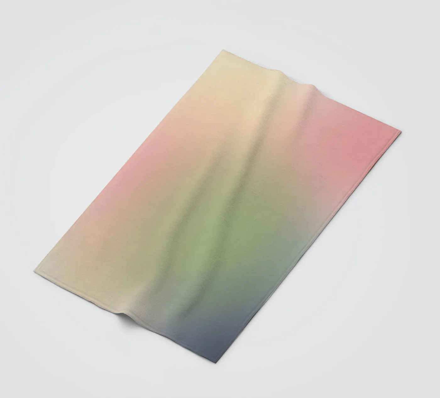Gradient fleece blanket by Little Dean