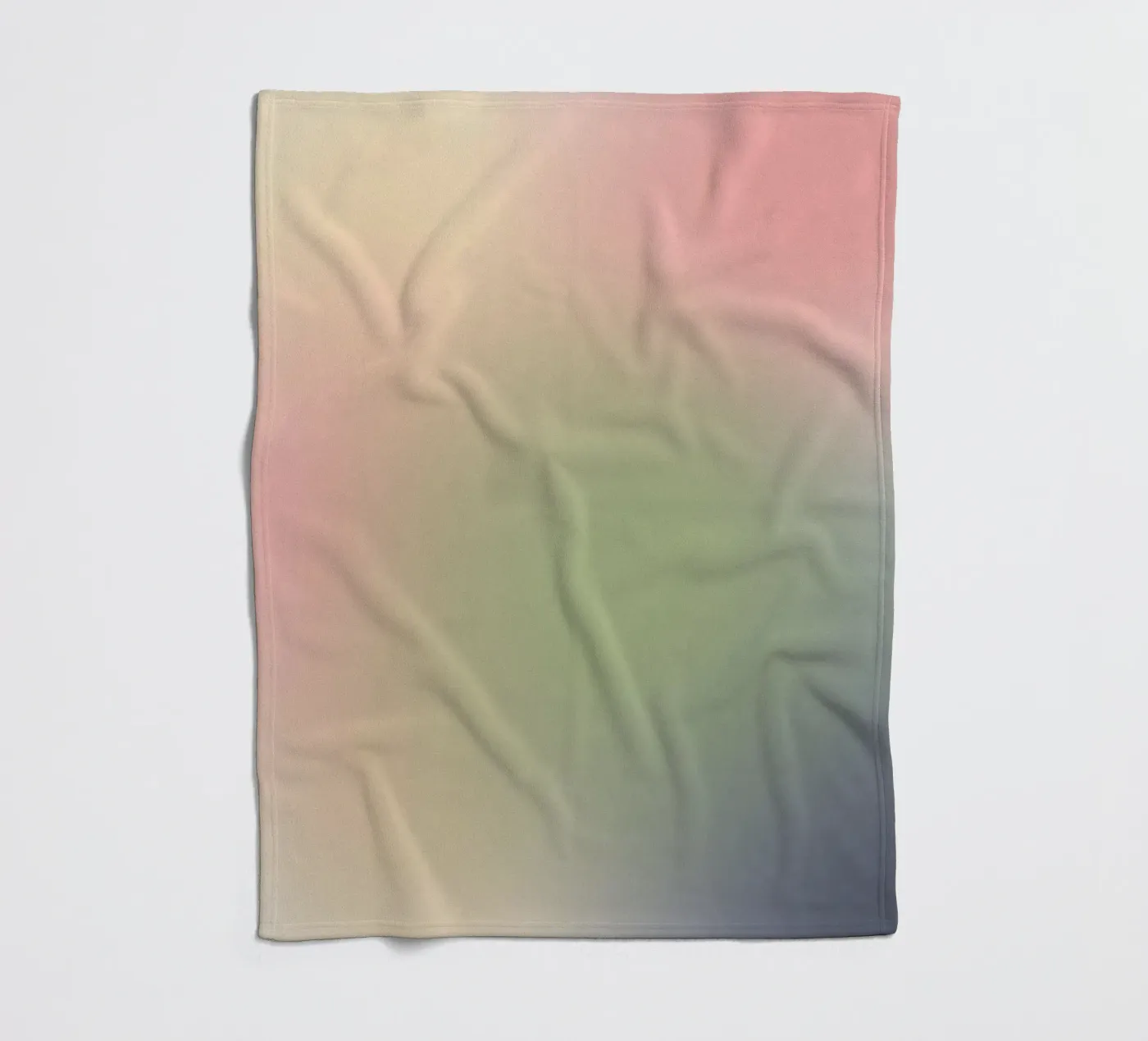 Gradient fleece blanket by Little Dean