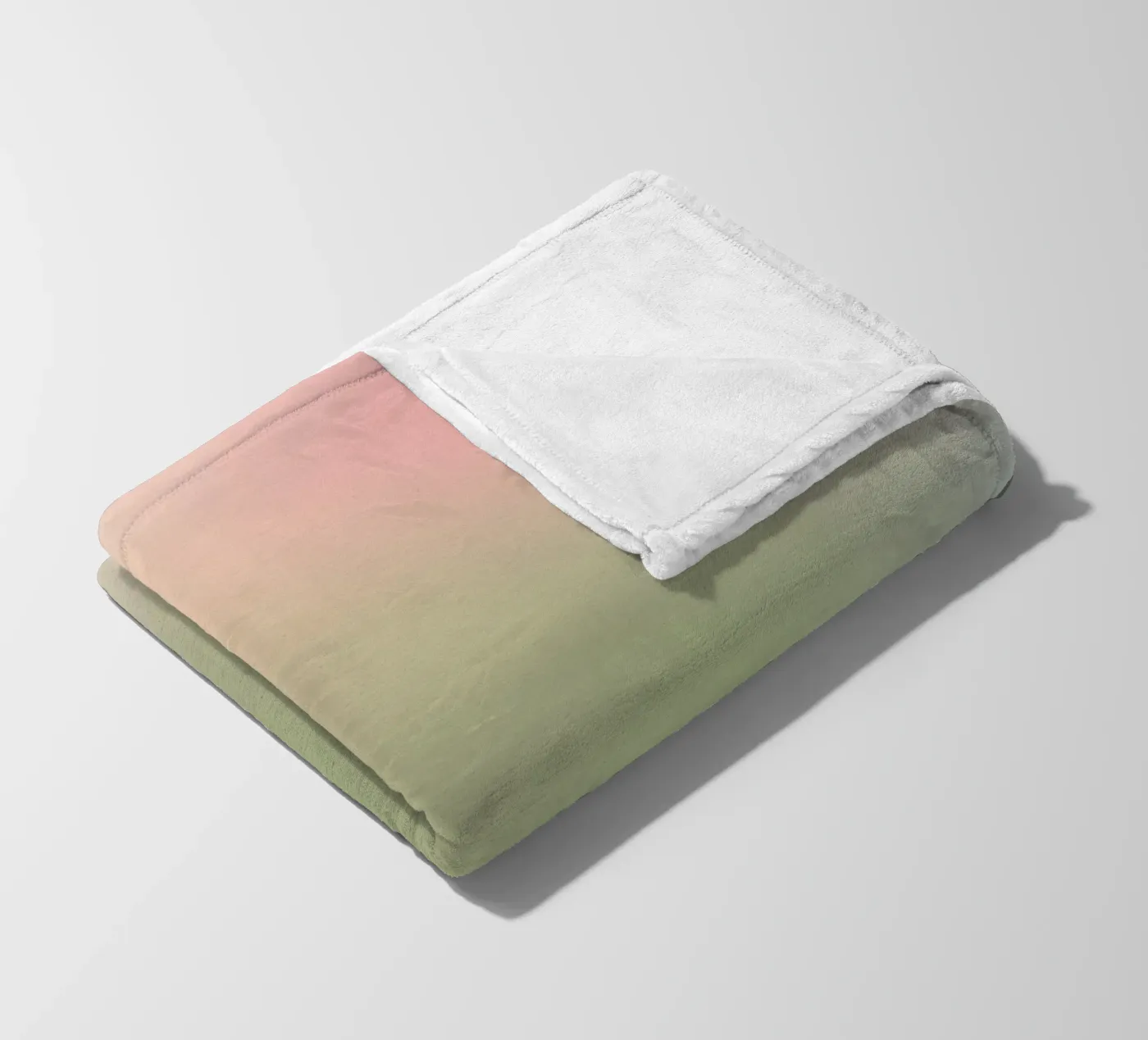 Gradient fleece blanket by Little Dean