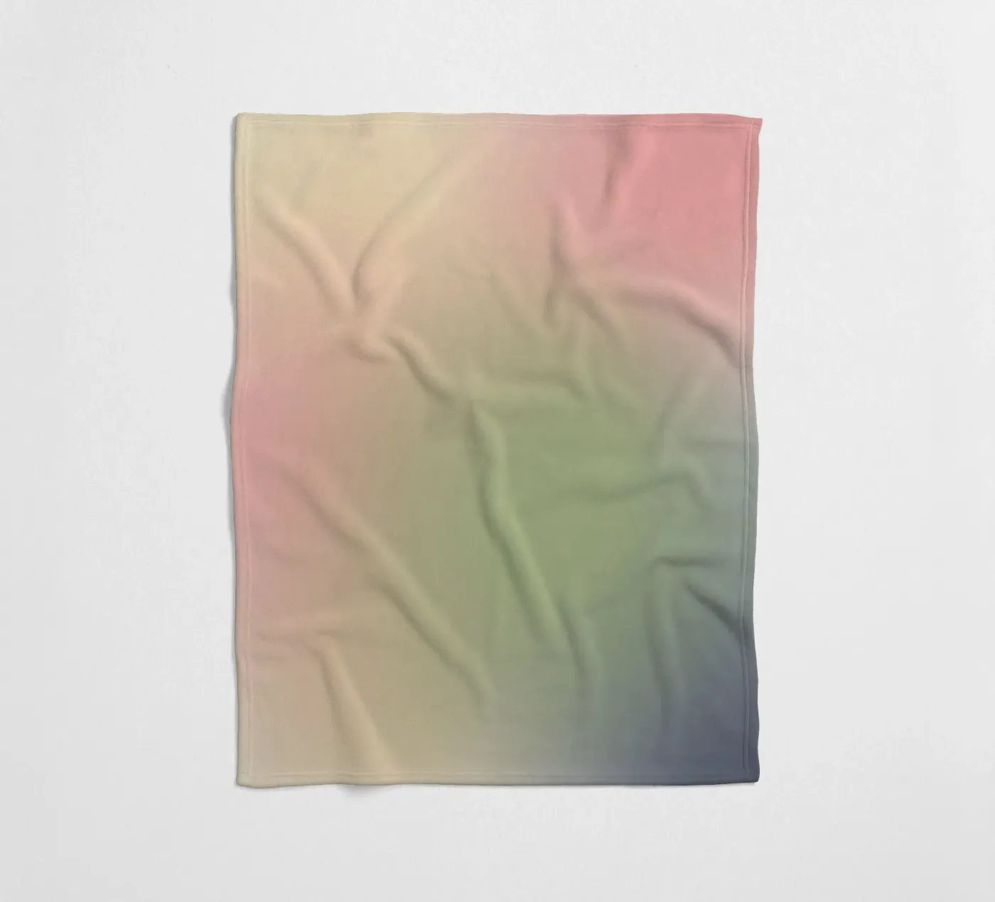Gradient fleece blanket by Little Dean