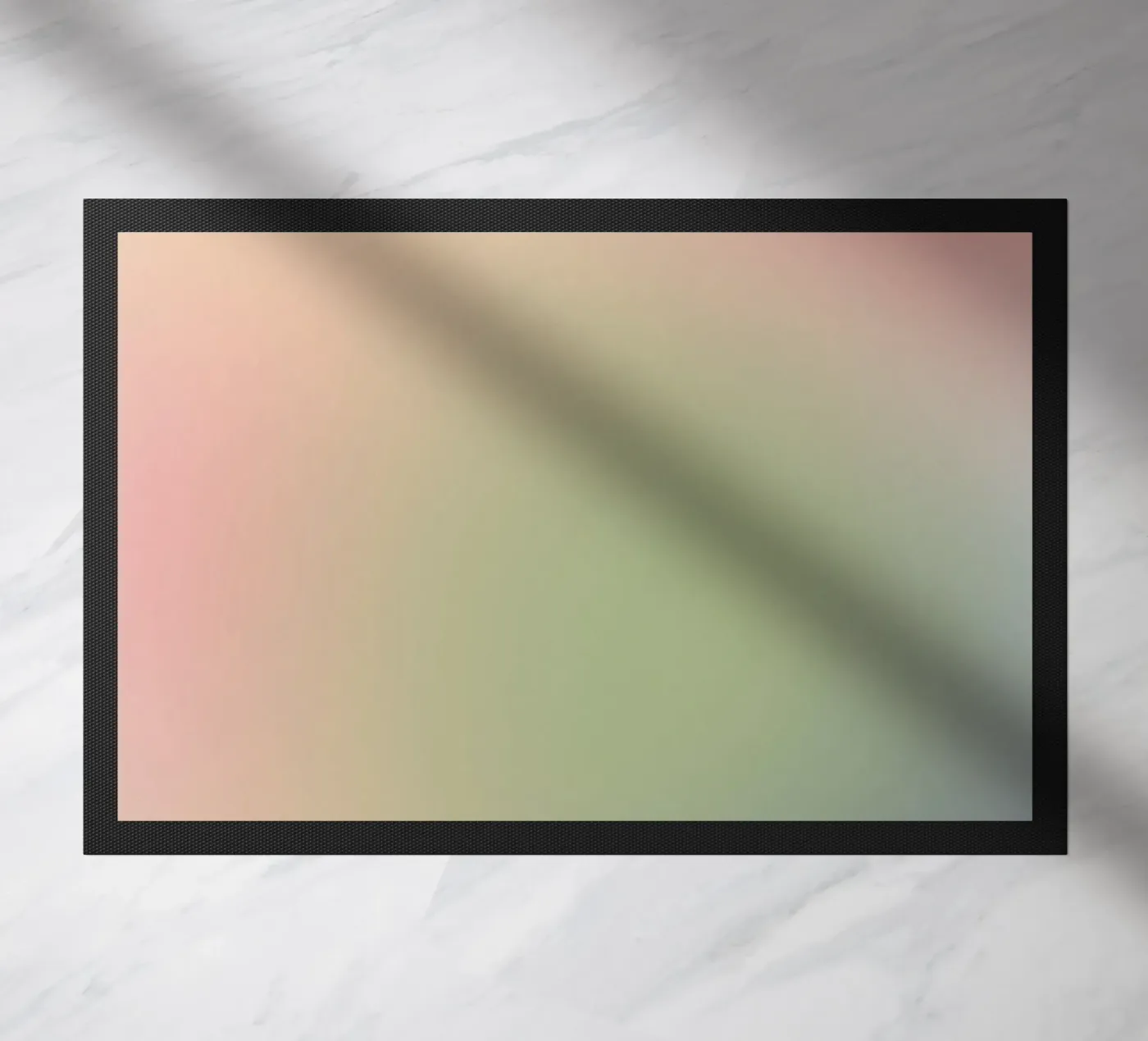 Gradient doormat by Little Dean