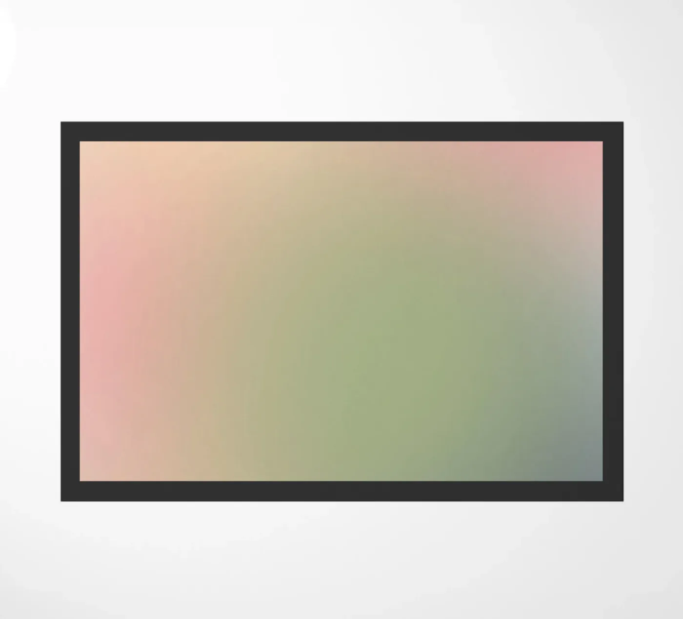 Gradient doormat by Little Dean