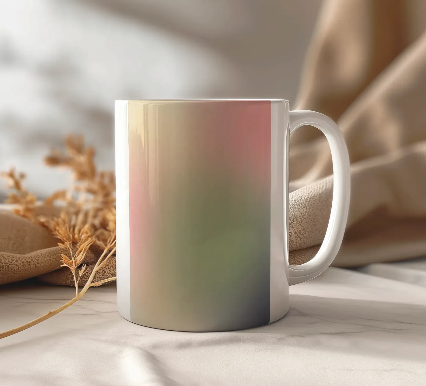 Gradient ceramic mug by Little Dean