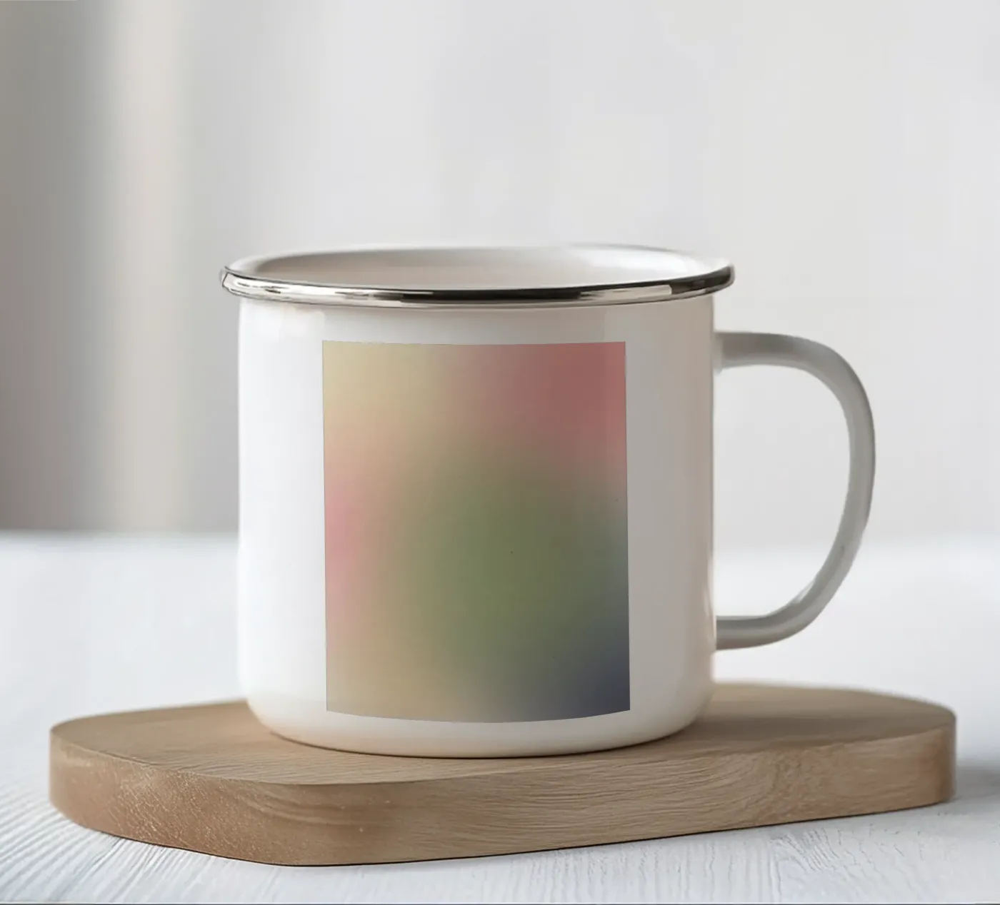 Gradient emaille mok van Little Dean