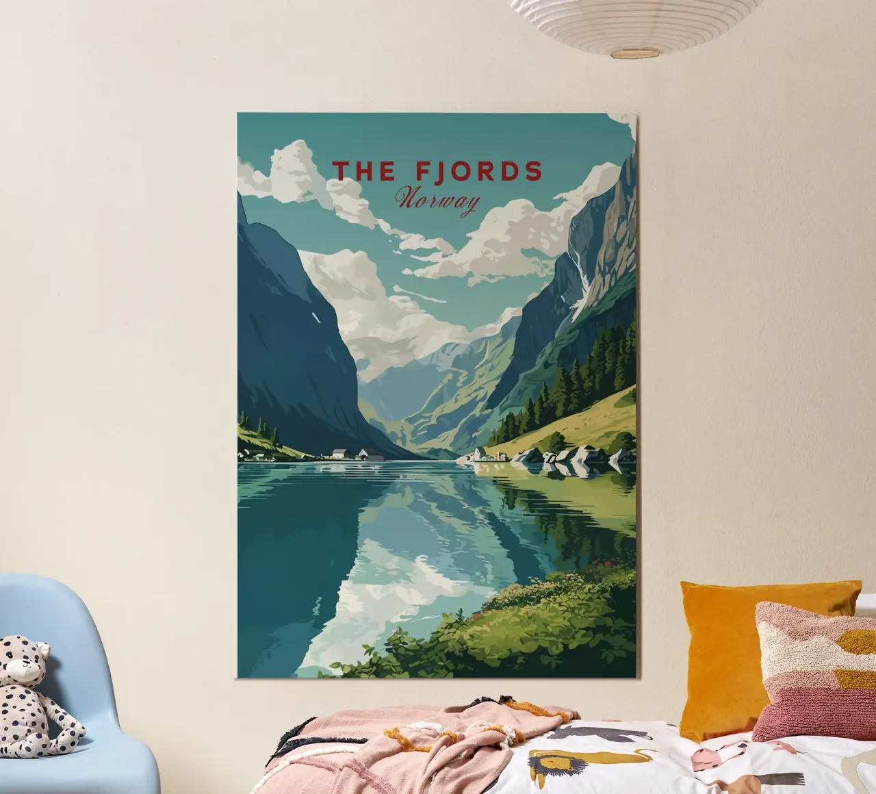 I fiordi, Norvegia poster da Alexandra Peack