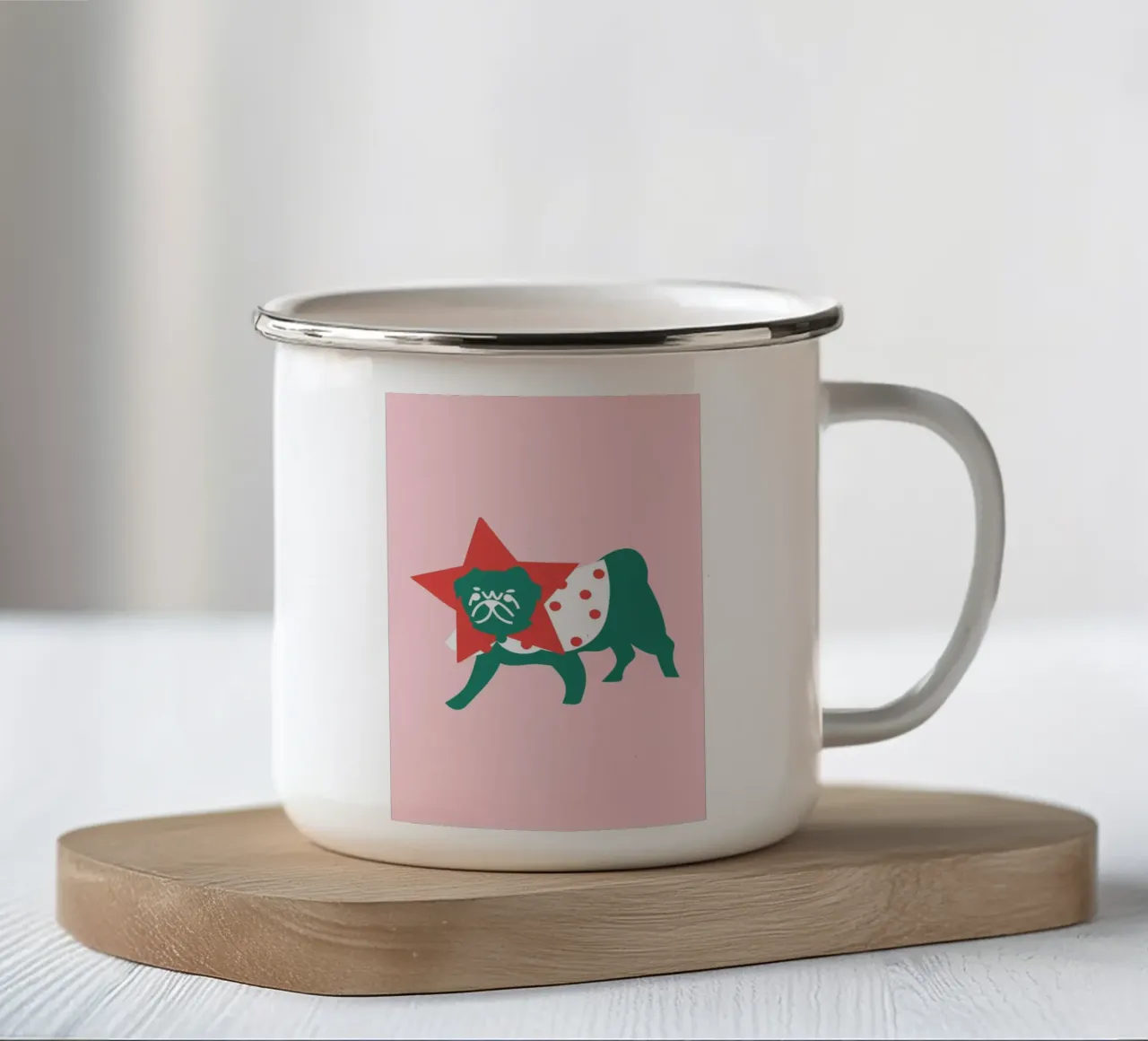 Starry Night tazza in smalto da Mariery Young