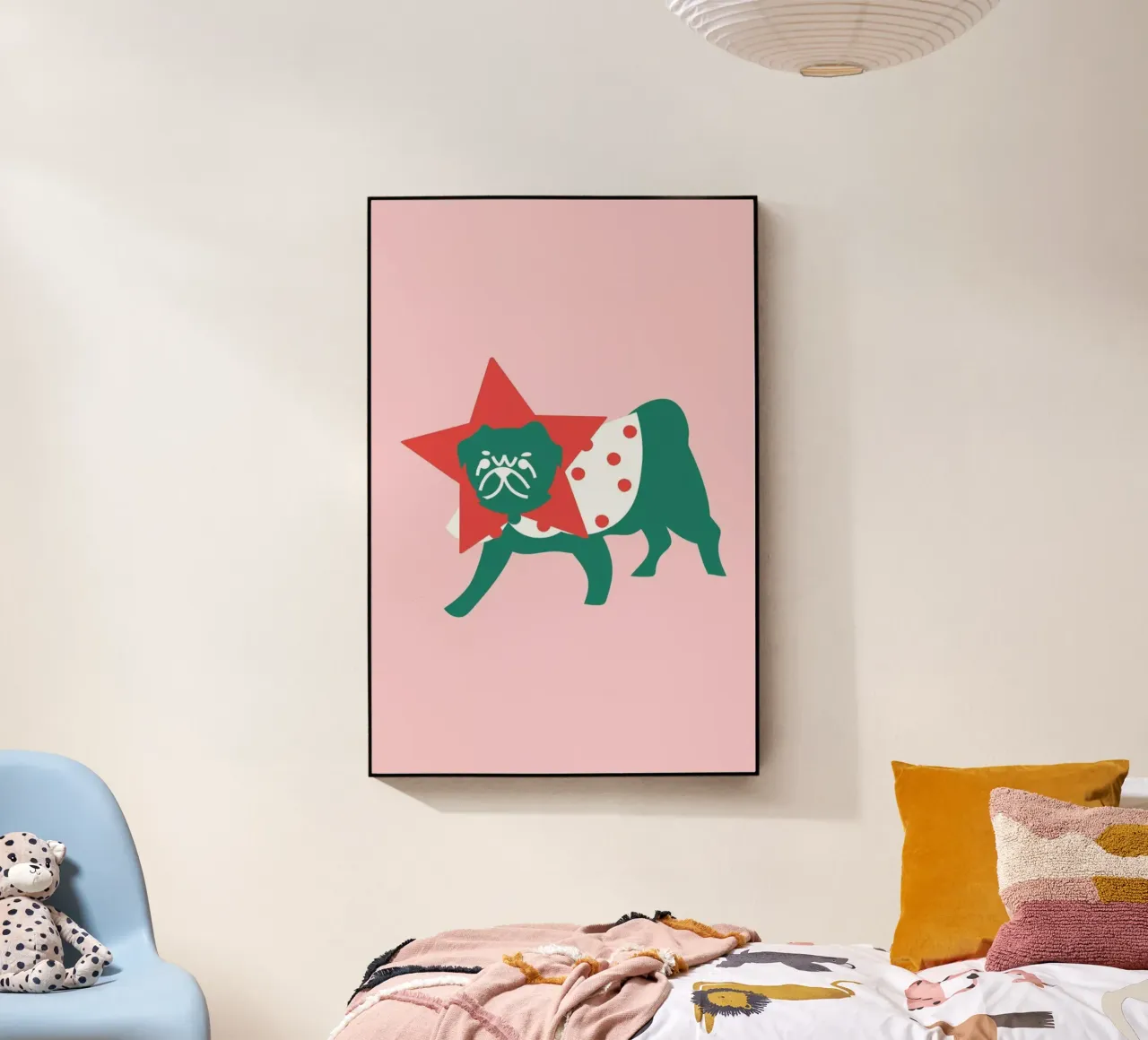 Starry Night acryl van Mariery Young