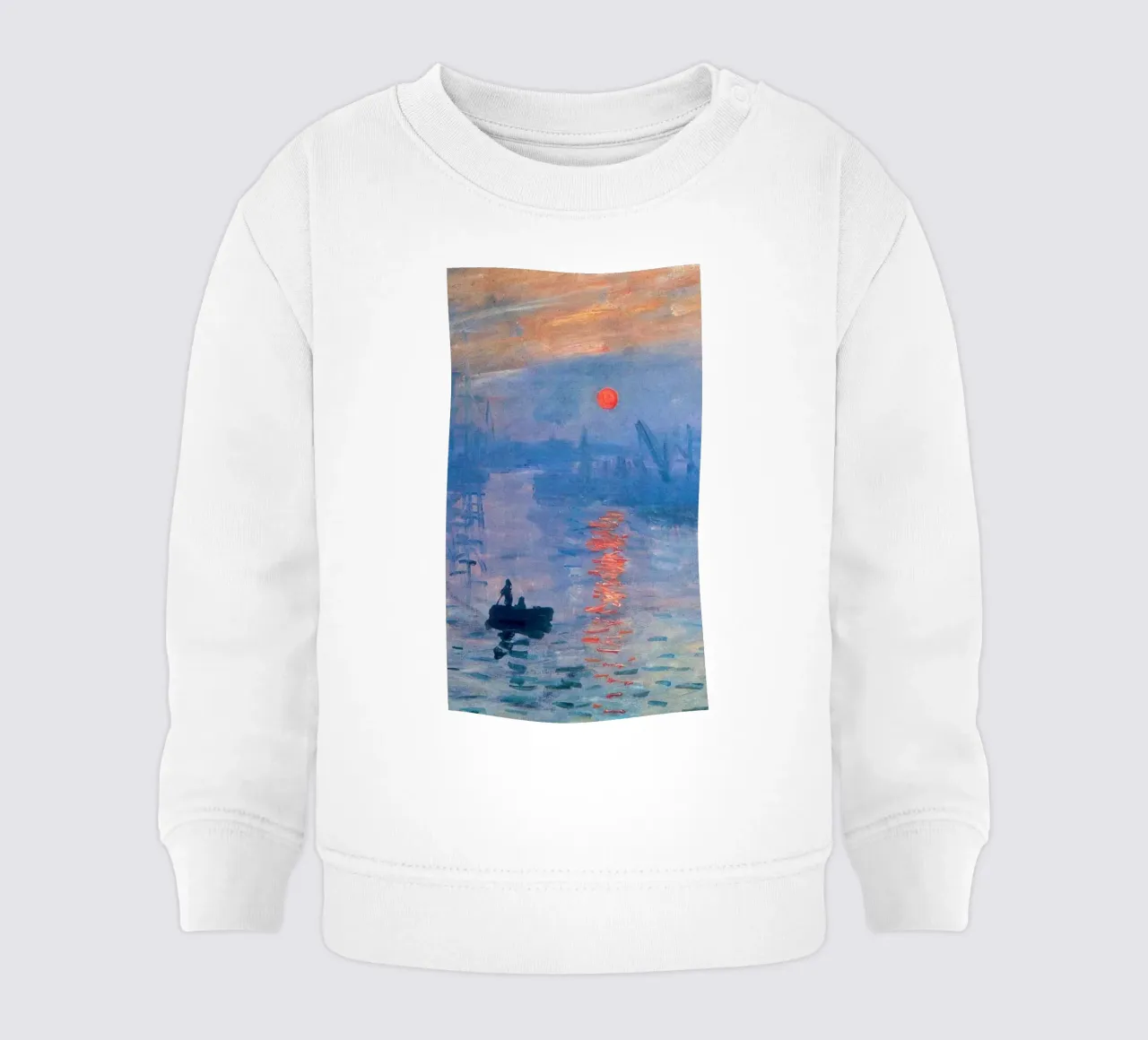 vista del porto di le have, in francia, all'alba felpa neonato da SMG Store