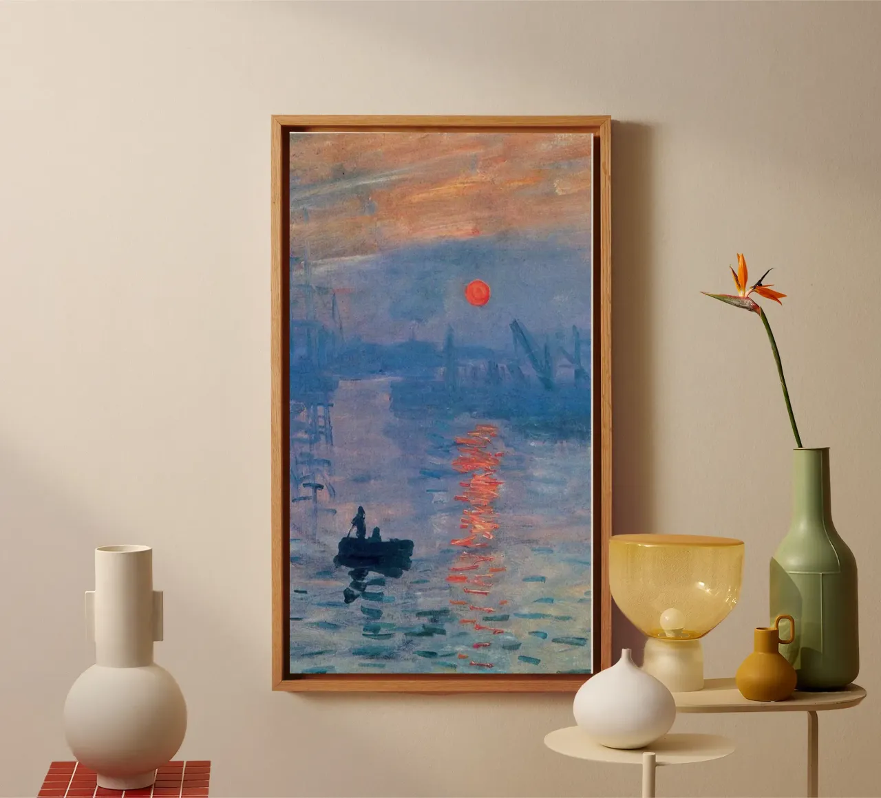 view of the port of le have,france,at sunrise canvas by SMG Store