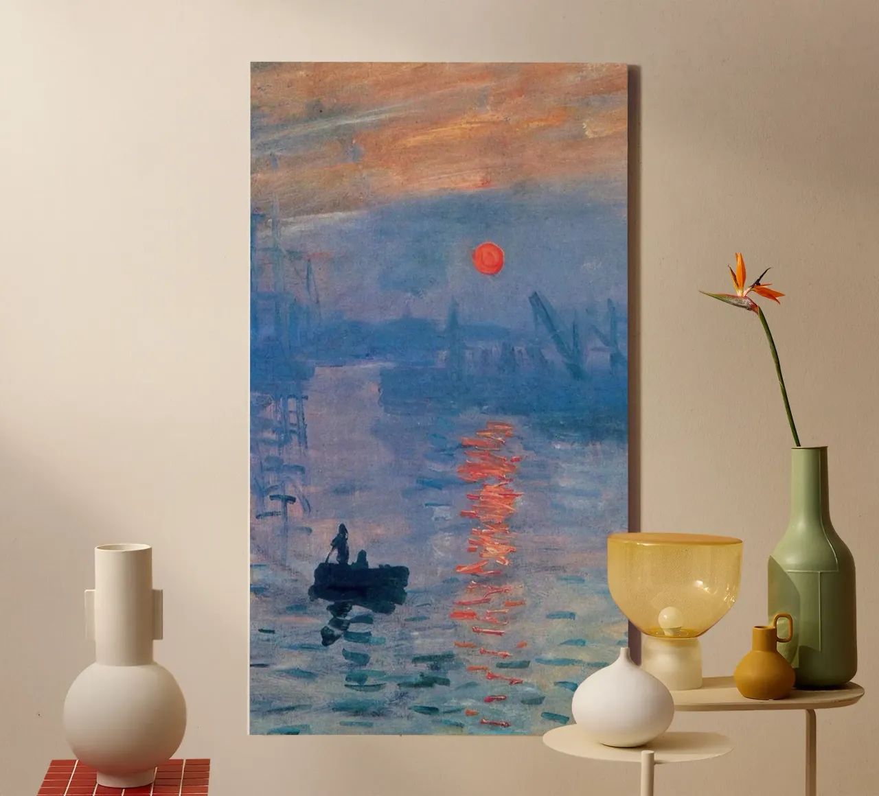 view of the port of le have,france,at sunrise canvas by SMG Store