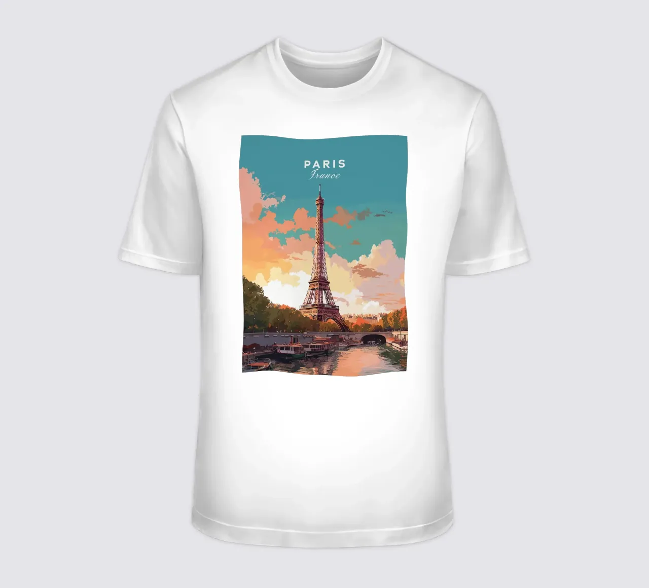Torre Eiffel, Parigi t-shirt da Alexandra Peack