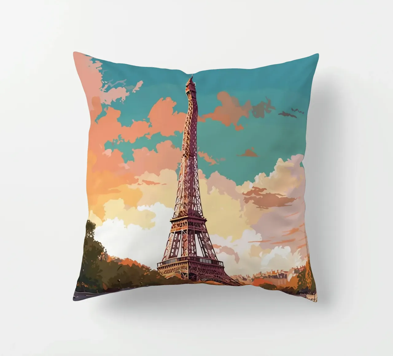 Torre Eiffel, Parigi cuscino da Alexandra Peack