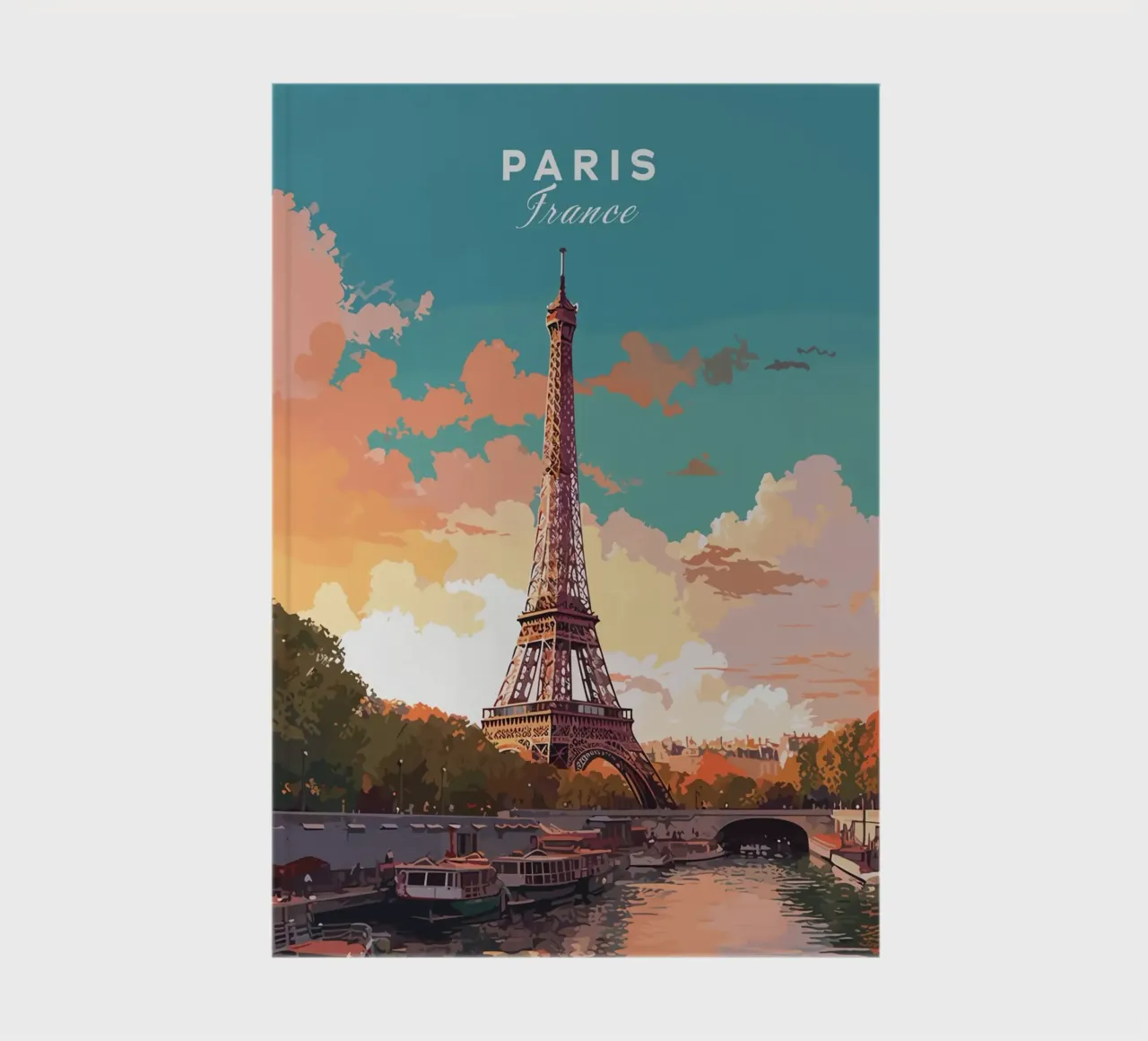 Eiffel Tower, Paris notebook by Alexandra Peack