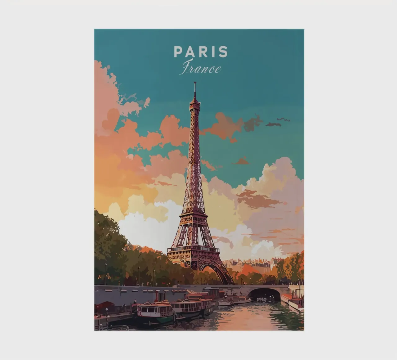 Eiffel Tower, Paris notebook by Alexandra Peack