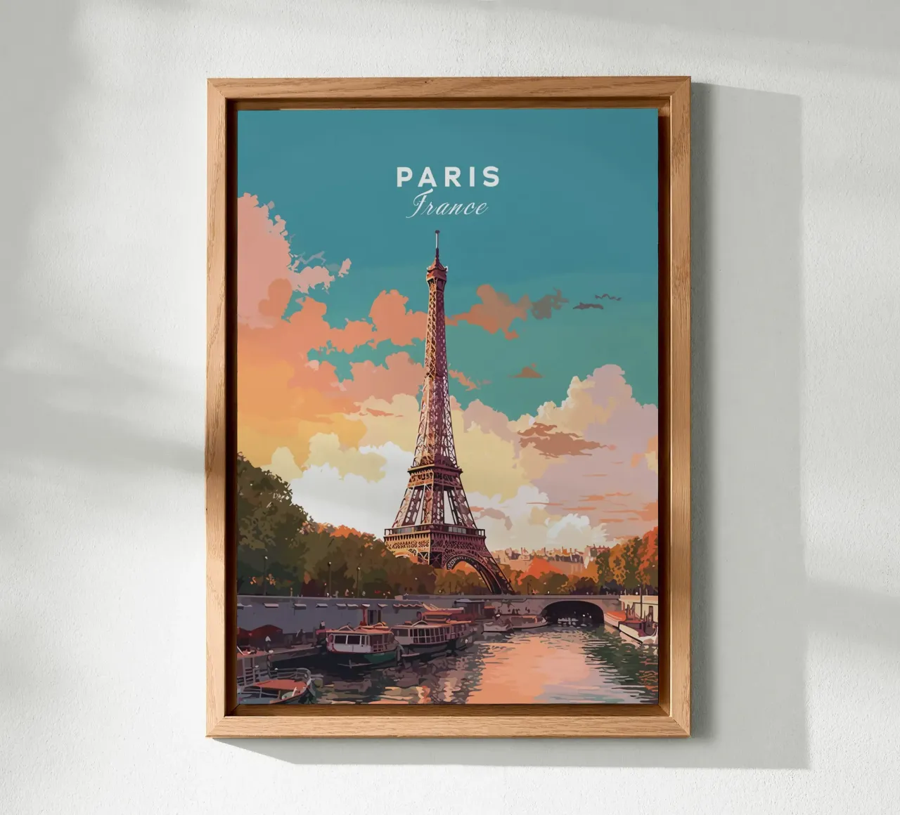 Torre Eiffel, Parigi alluminio dibond da Alexandra Peack