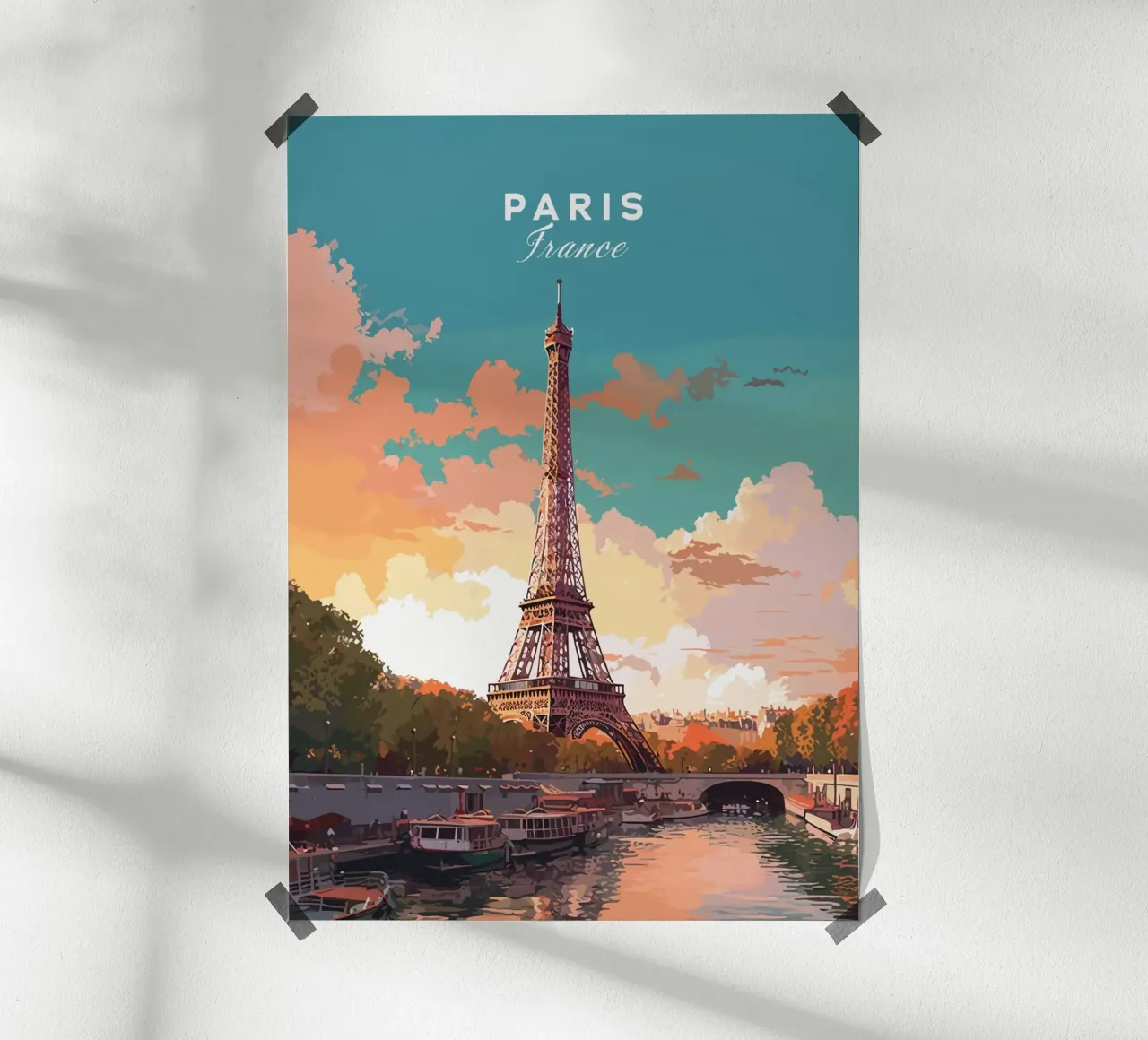 Tour Eiffel, Paris poster de Alexandra Peack