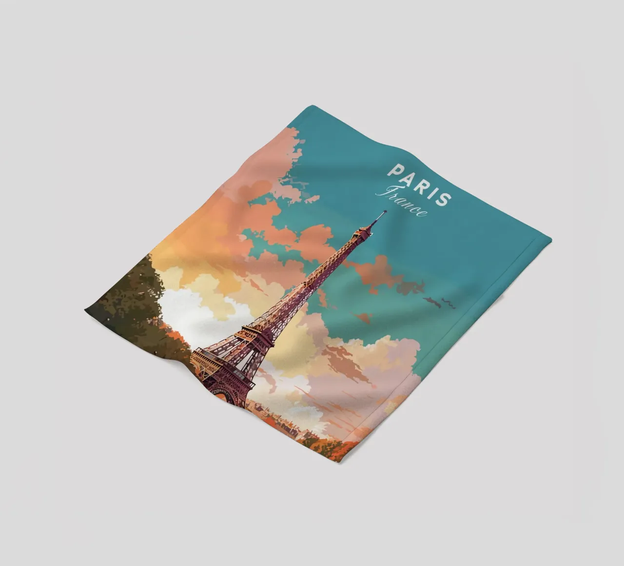 Torre Eiffel, Parigi coperta in pile da Alexandra Peack