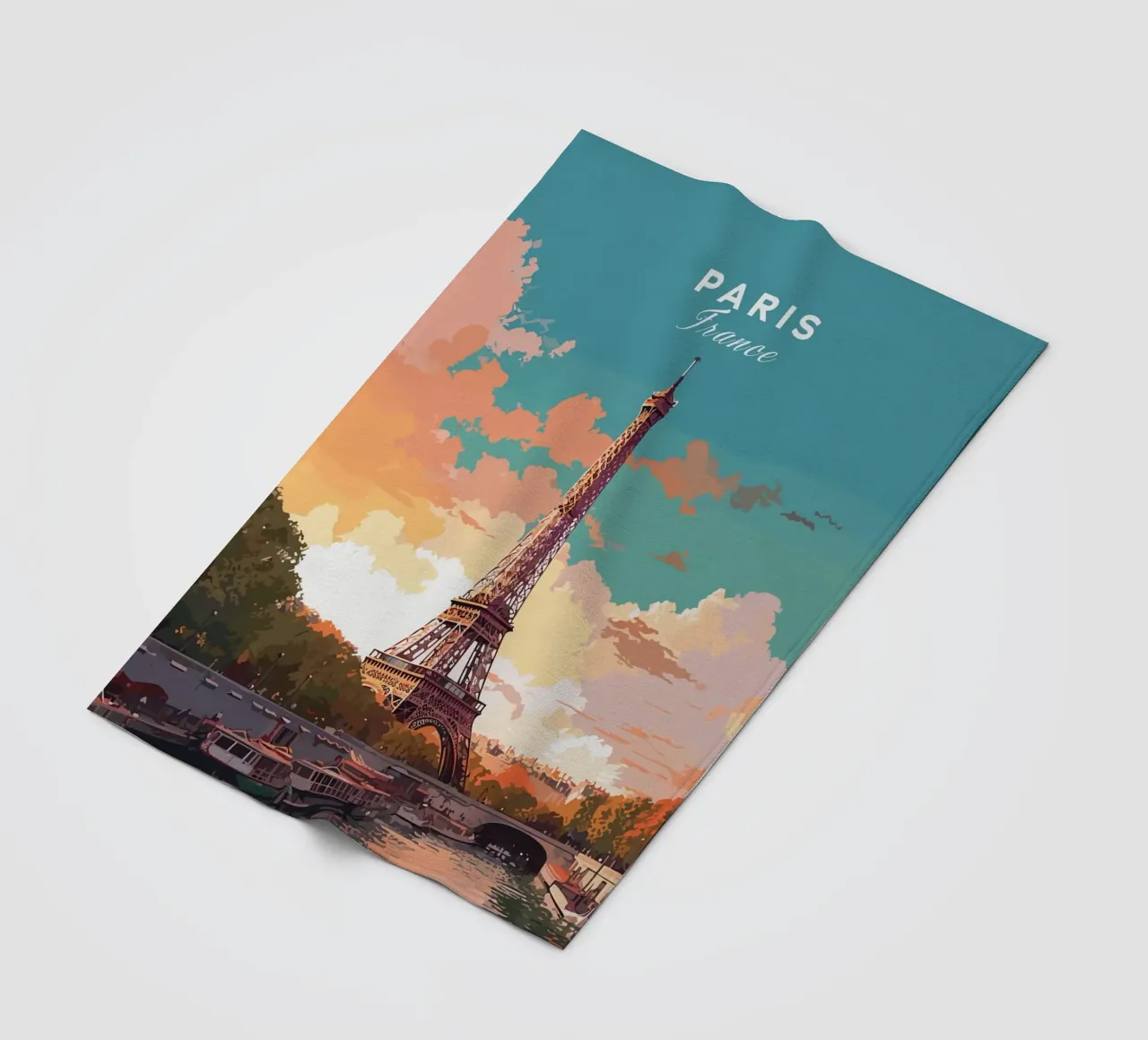 Torre Eiffel, Parigi coperta in pile da Alexandra Peack