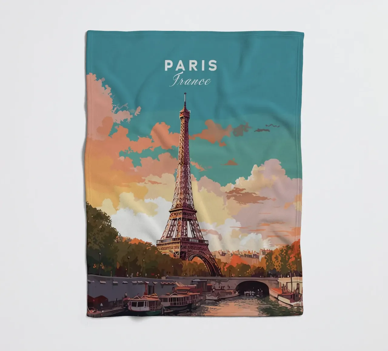 Torre Eiffel, Parigi coperta in pile da Alexandra Peack