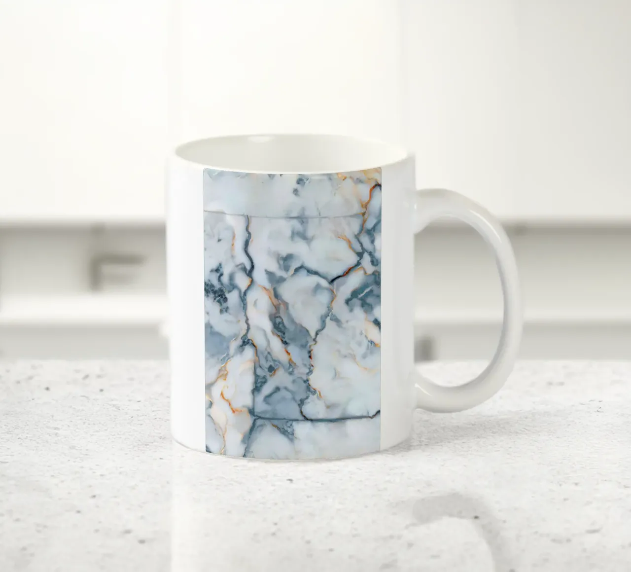 Vermont Marble Map tazza in ceramica da Octavian