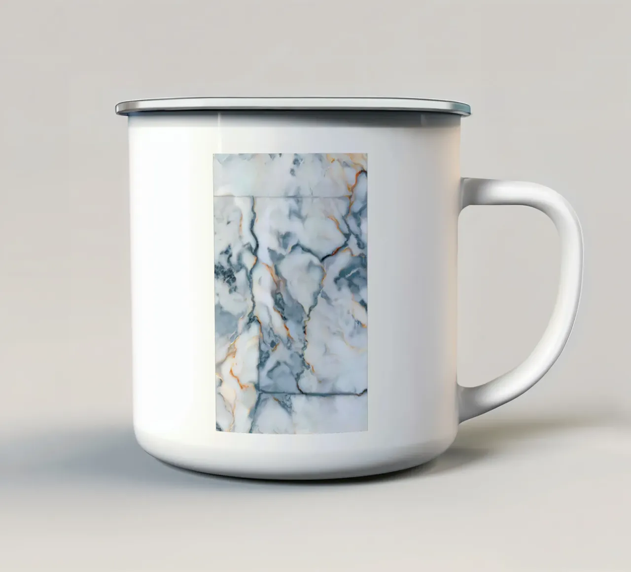 Vermont Marble Map tazza in smalto da Octavian