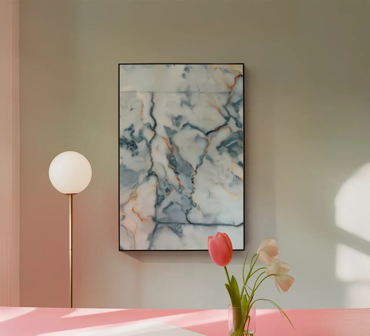 Vermont Marble Map plexiglass da Octavian