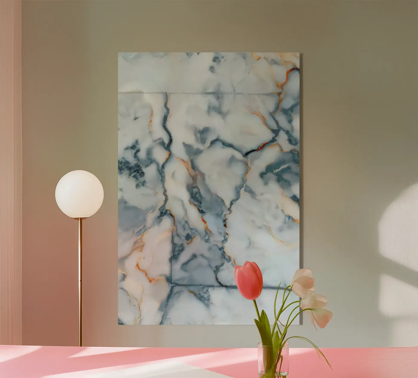 Vermont Marble Map plexiglass da Octavian
