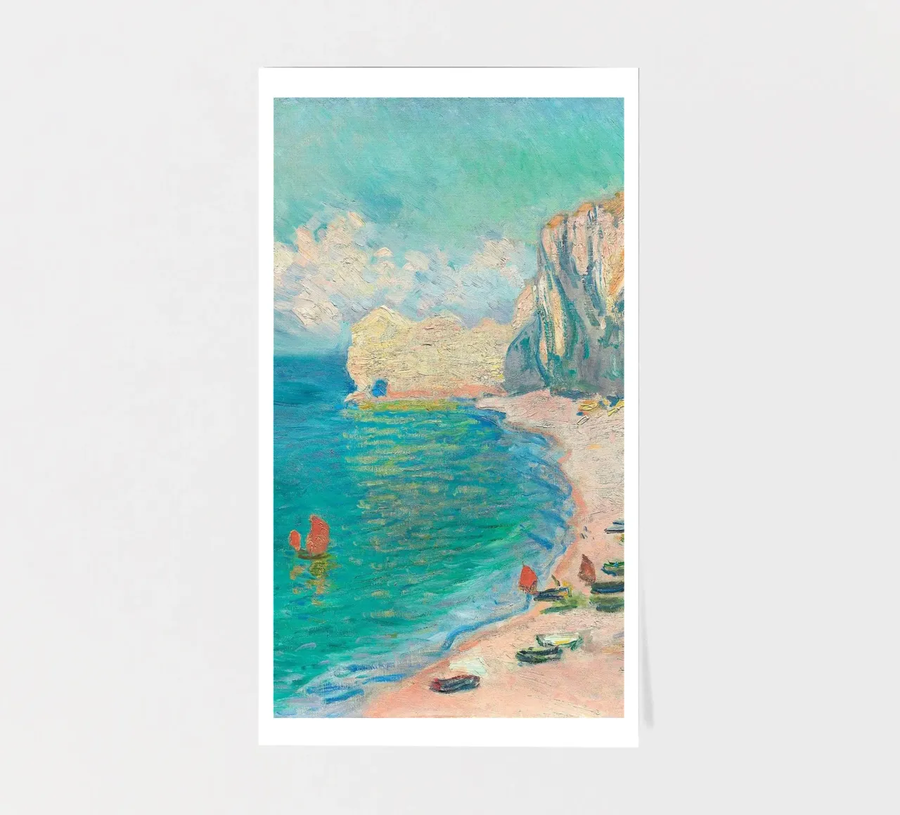 iconicview with limestone cliffs sticker sheet by SMG Store