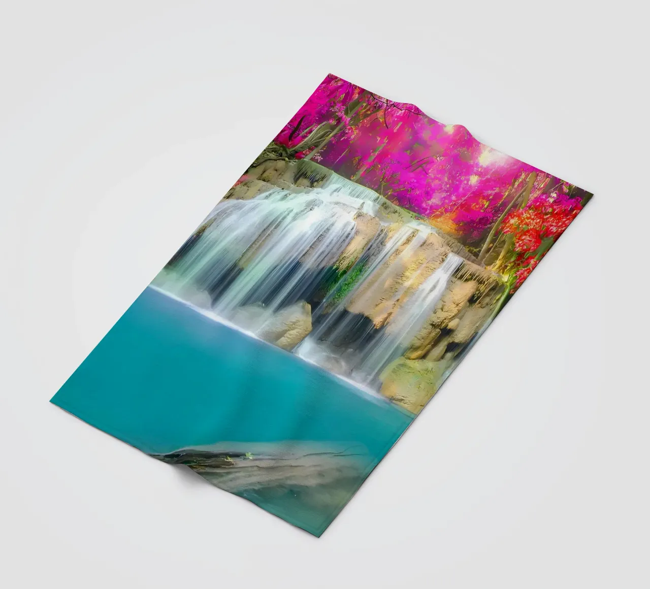 cascata foresta rocce alberi coperta in pile da MountainShop