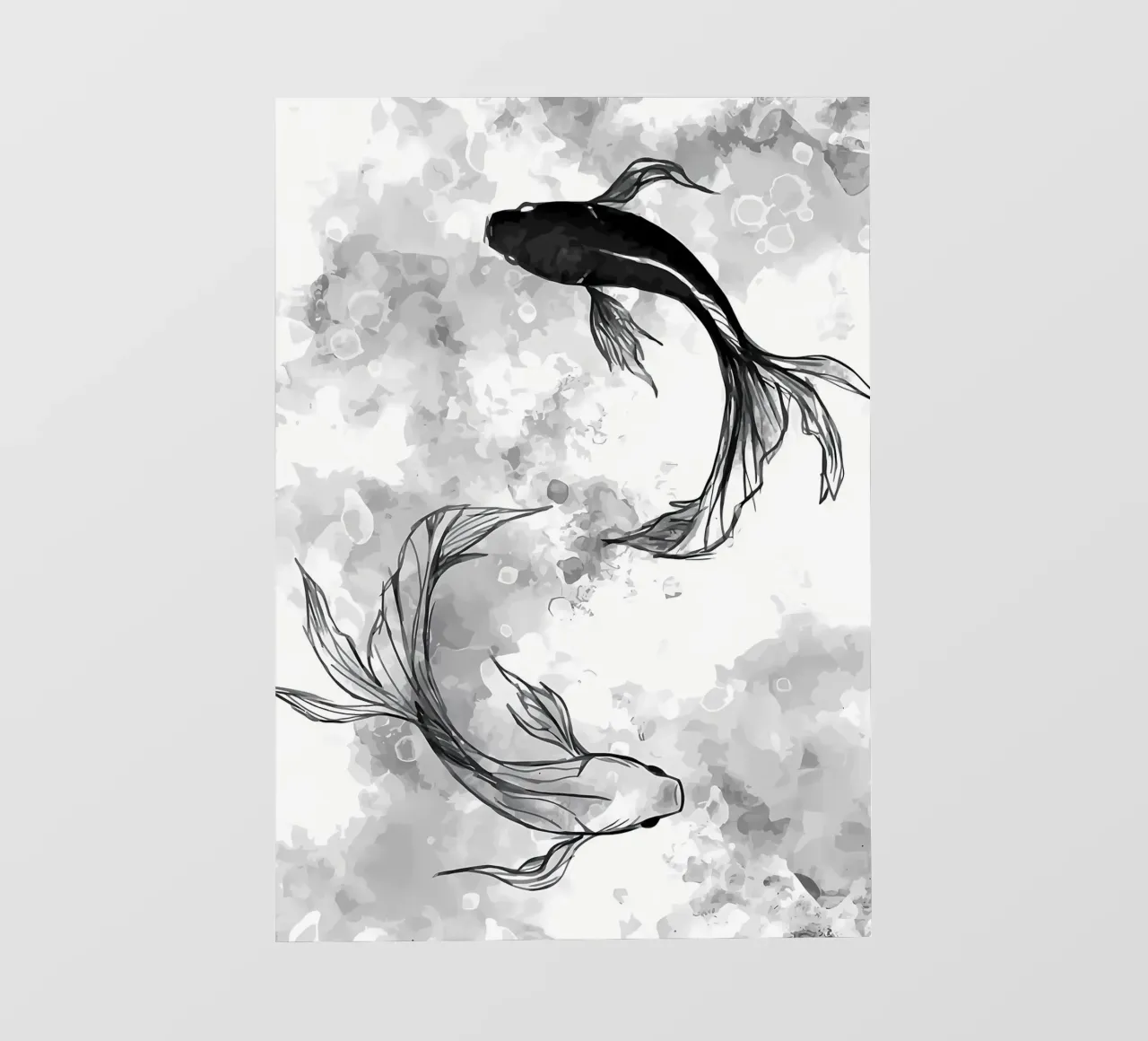 pesce koi acqua acquatica telo in pvc da MountainShop
