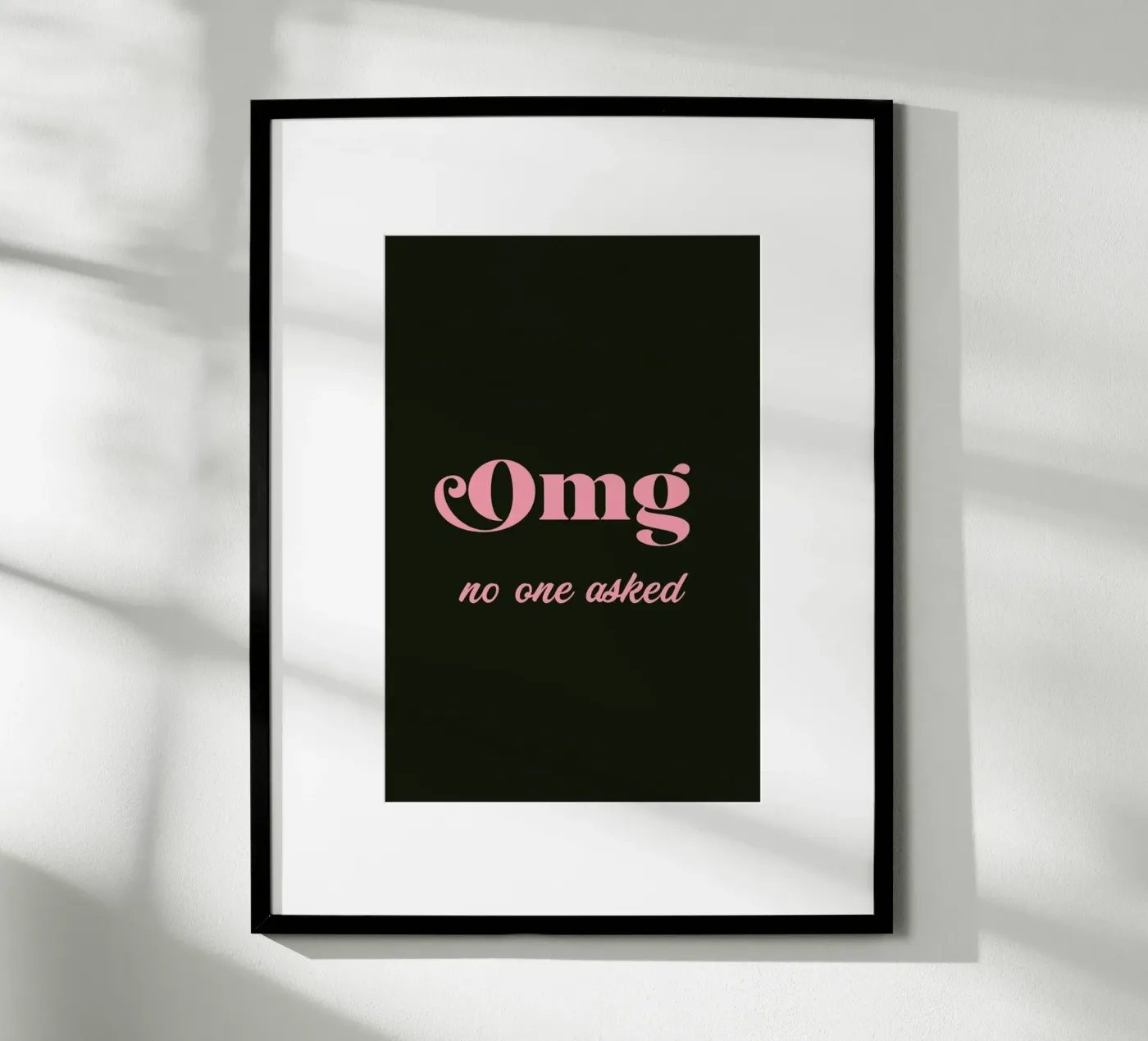 Omg Green poster da Trabolt Design