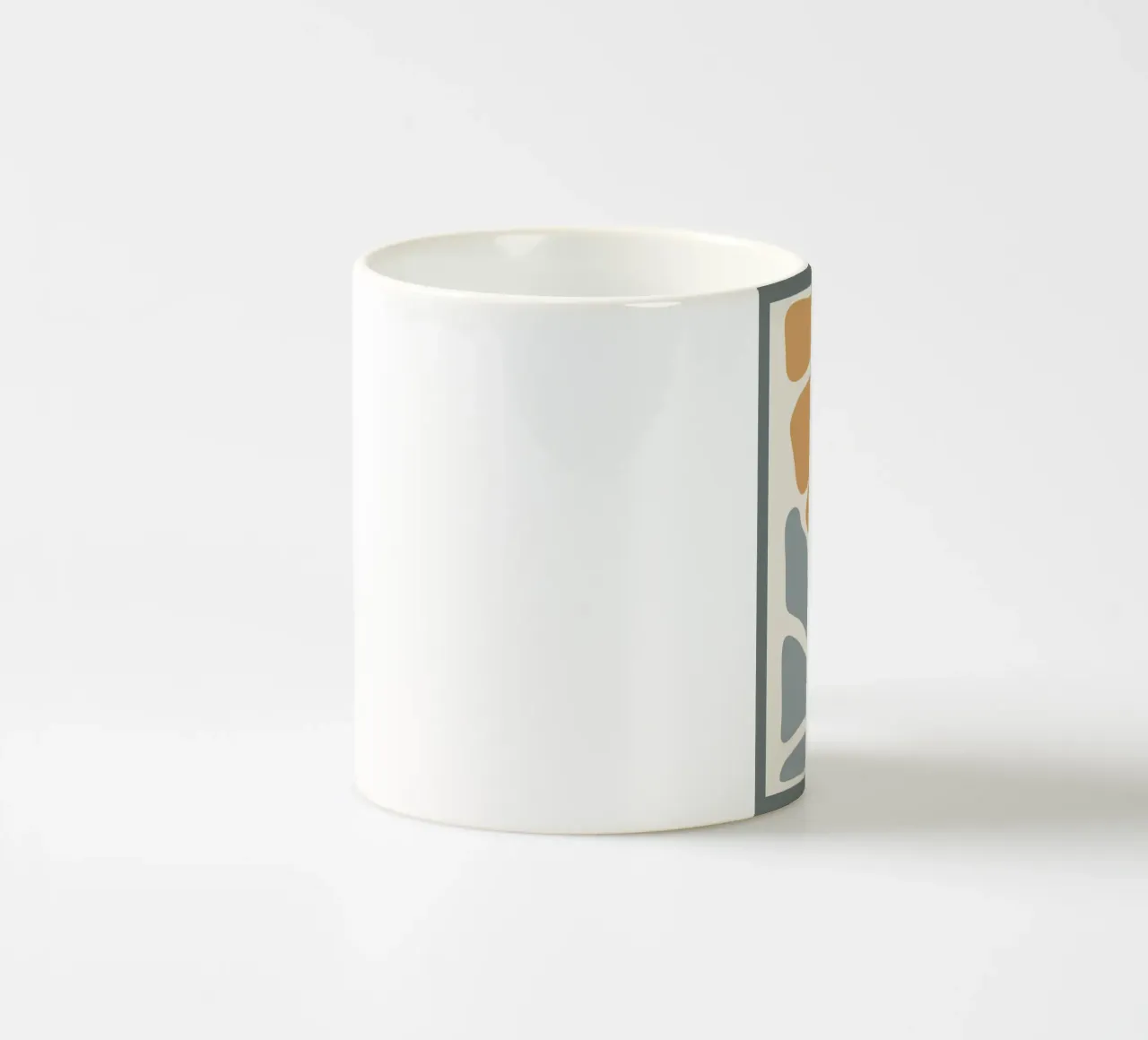 forme organiche astratte tazza in ceramica da E Cannon
