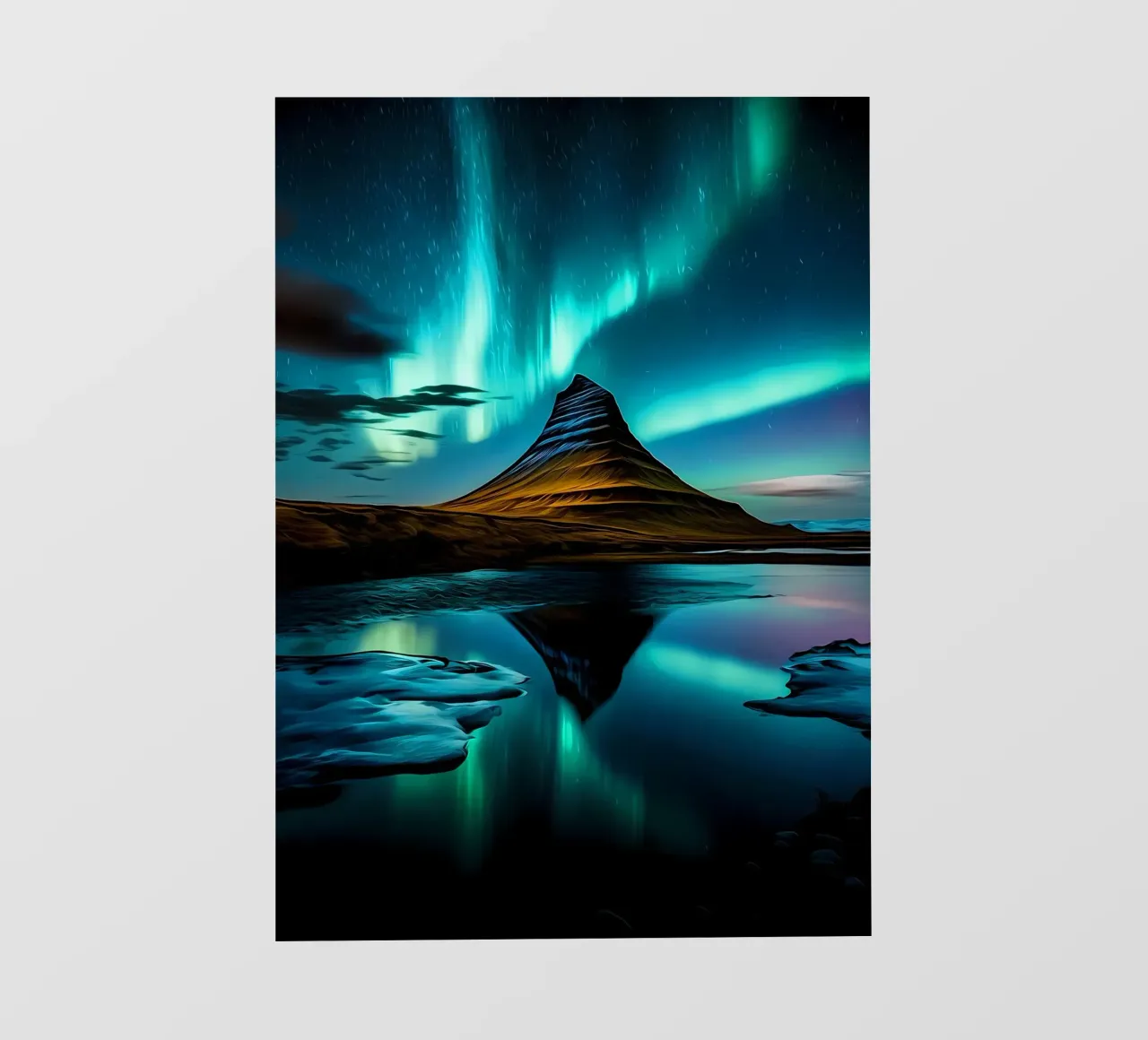 luci del nord aurora-borealis pellicola backlit da Jennifer R Spyhalski