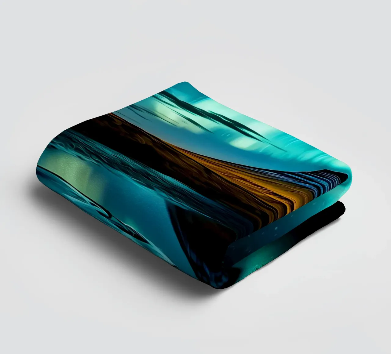 nordlicht aurora-borealis Handtuch von Jennifer R Spyhalski