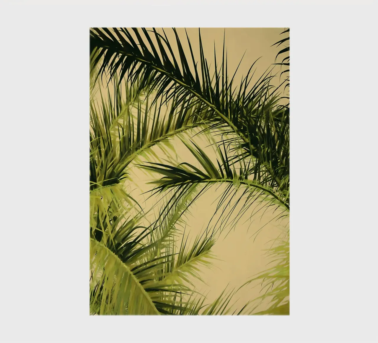 palm leaves tropical foliage notebook by Jennifer R Spyhalski