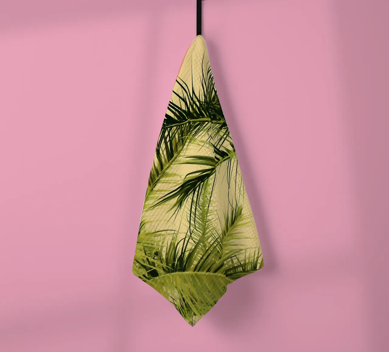 foglie di palma fogliame tropicale canovaccio da cucina da Jennifer R Spyhalski